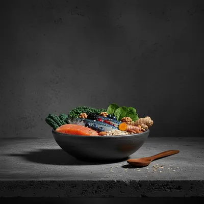 Anti-inflammatoir dieet: Vette vis, Bessen en donker fruit, Bladgroenten, Noten, Olijfolie