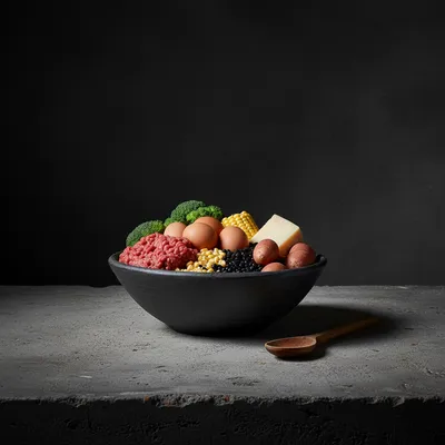 CICO: Alles, mits het binnen je dagelijkse caloriebudget past, Geen voedselgroepen zijn uitgesloten, Idealiter een gevarieerd eetpatroon met voldoende voedingsstoffen, Eiwitrijke voeding wordt aanbevolen voor verzadiging