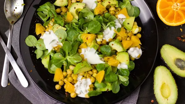 Fresh Salad on Plate