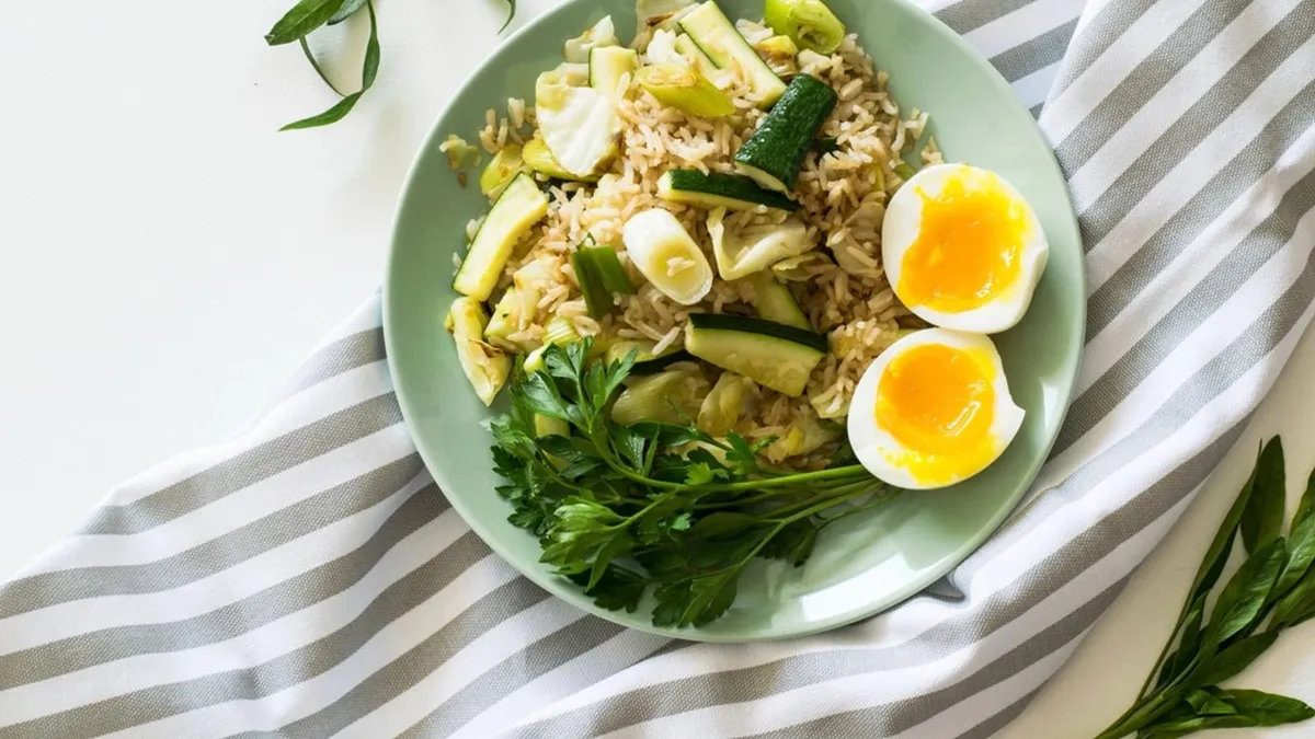 Free stir fried rice boiled