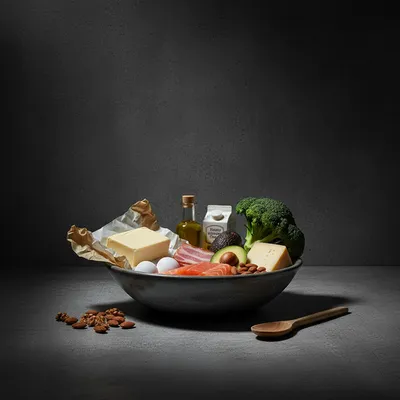 Ketogeen dieet voor epilepsie: Zeer hoog vetgehalte voedingsmiddelen, Boter, room, olie, Beperkte hoeveelheden vlees en vis, Beperkte hoeveelheden groenten, Eieren