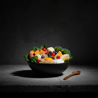 Moerman-dieet: Vegetarisch dieet met verse groenten, Vers fruit, Volkoren granen, Zuivelproducten, Eigeel