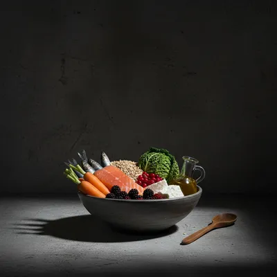 Noords dieet: Vette vis, Wortelgroenten, Bessen, Volkoren granen, Koolzaadolie