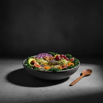 Rauw-veganistisch dieet: Rauwe groenten en salades, Vers fruit, Noten en zaden, Kiemgroenten en microgreens, Gekiemde granen en peulvruchten