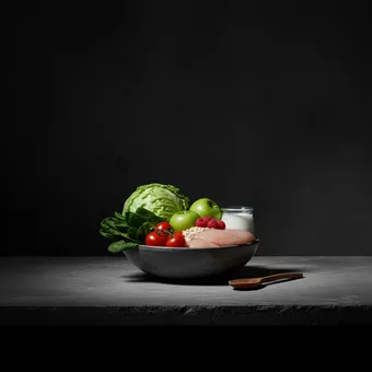 Sonja Bakker-dieet: Drie eenvoudige hoofdmaaltijden per dag, Light- en caloriearme producten, Wekelijkse menu's en receptplannen uit de boeken, Dagelijkse inname van vaak 800–1.000 kilocalorieen